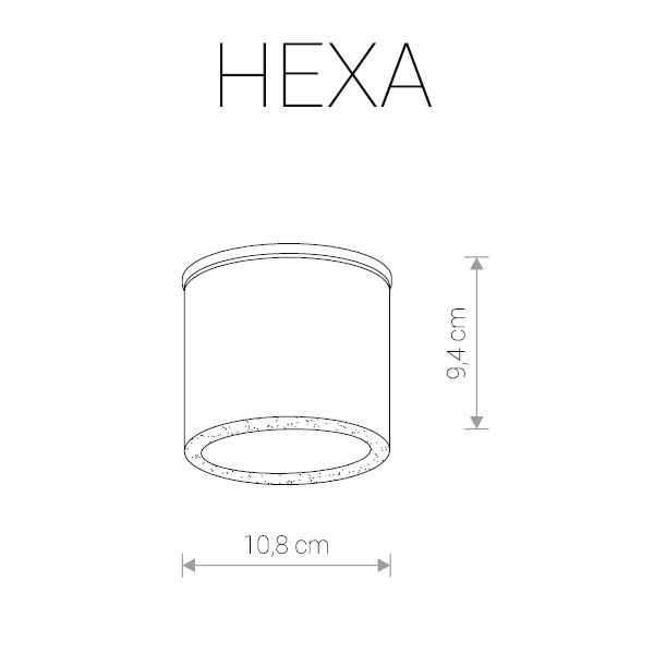 картинка Потолочный светильник уличный Hexa 9564 от магазина BTSvet
