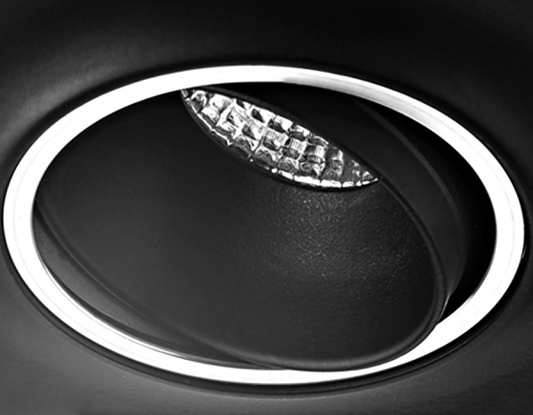 картинка Встраиваемый светодиодный светильник S511 BK черный 5W от магазина BTSvet