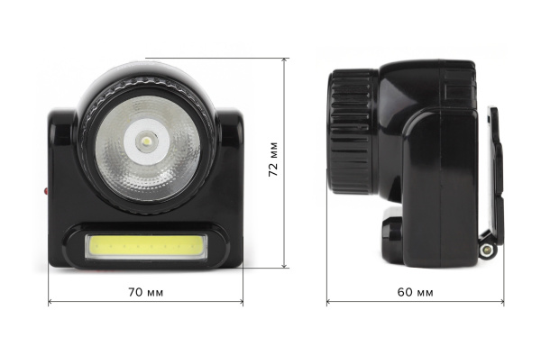 картинка Налобный фонарь светодиодный аккумуляторный GA-501 от магазина BTSvet