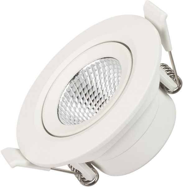 Светильник встраиваемый LED LTD-POLAR-TURN-R80-5W Day4000 (WH, 36 deg, 230V) (Arlight, IP20 Пластик, 3 года) 032309