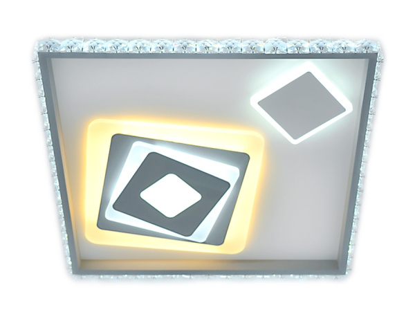 картинка Потолочная люстра светодиодная с пультом регулировкой цветовой температуры и яркости с ночным режимом ACRYLICA FA248 от магазина BTSvet