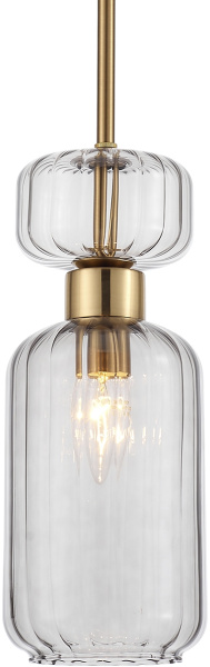 картинка Подвесной светильник Gloss 1141/1S E14*60W Antigue copper/Smoke от магазина BTSvet
