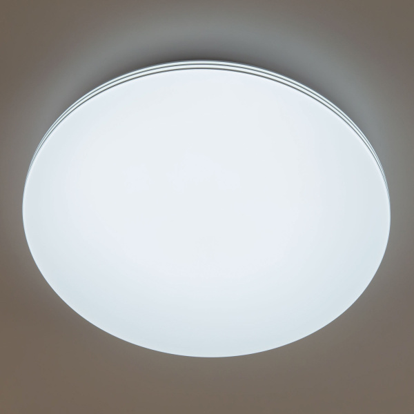 картинка Потолочный светильник светодиодный с пультом, регулировкой цветовой температуры и яркости, ночным режимом Симпла CL714480G RGB от магазина BTSvet