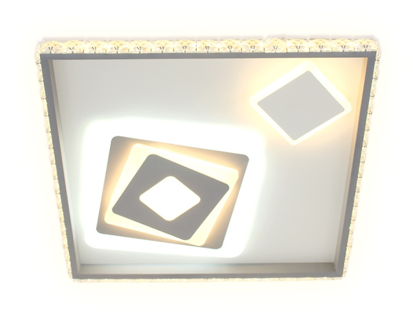 Потолочная люстра светодиодная с пультом регулировкой цветовой температуры и яркости с ночным режимом ACRYLICA FA248