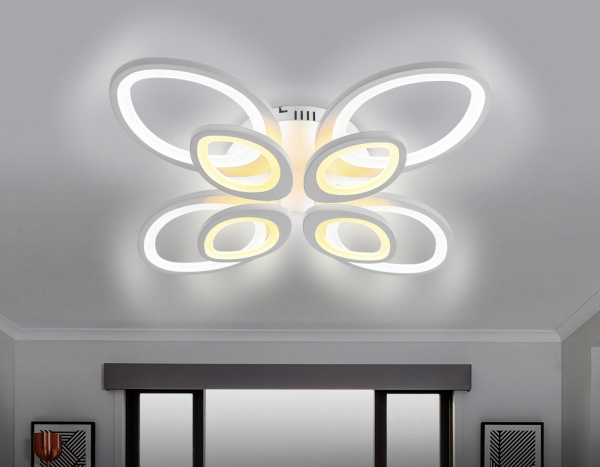 картинка Потолочный светодиодный светильник с пультом и ночным режимом ACRYLICA FA4179 от магазина BTSvet