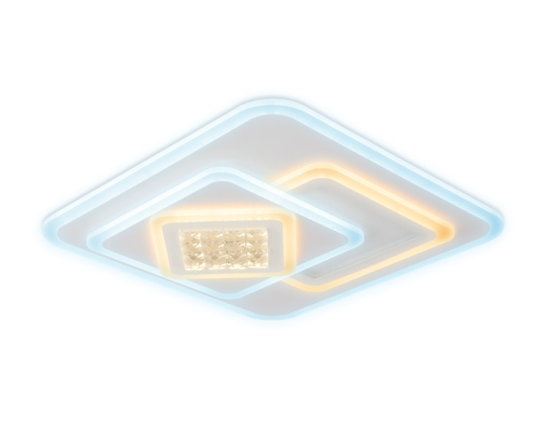 картинка Потолочная люстра светодиодная с пультом регулировкой цветовой температуры и яркости с ночным режимом ACRYLICA FA255 от магазина BTSvet