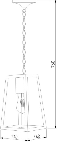 картинка Уличный светильник подвесной Germes 35152/H от магазина BTSvet
