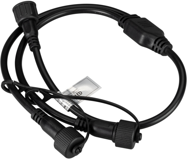 Коннектор питания ARD-CLASSIC-SYNC-RGB Black (230V, 2 ports) (Ardecoled, Закрытый) 031802