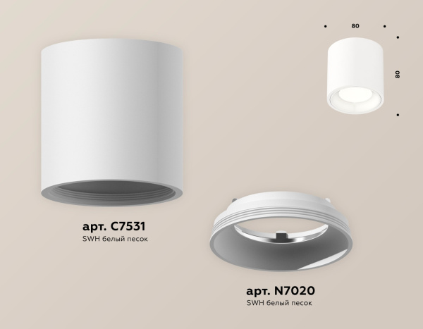 картинка Накладной светильник светодиодный Techno Spot XS7531010 от магазина BTSvet