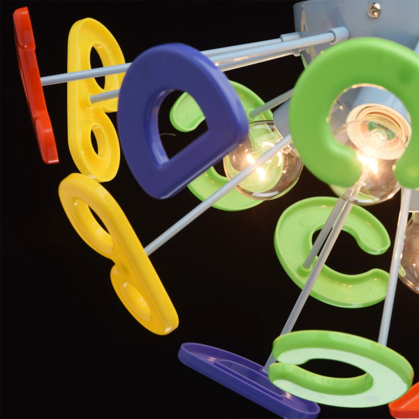 картинка Детский потолочный светильник с буквами Улыбка 365013705 от магазина BTSvet