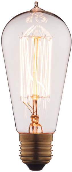 Ретро лампочка накаливания Эдисона груша E27 40W 2400-2800K 6440-SC