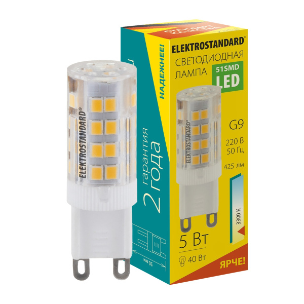 картинка Светодиодная лампа G9 LED 5W 220V 4200К BLG909 (a049869) от магазина BTSvet