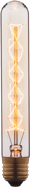 Ретро лампочка накаливания Эдисона цилиндр E27 40W 2400-2800K 1040-S