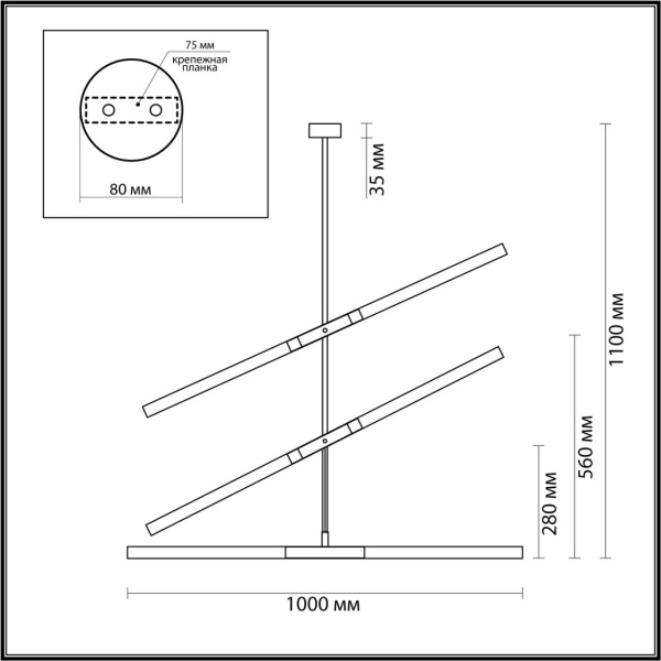 картинка Потолочная люстра Soho 4306/6 от магазина BTSvet