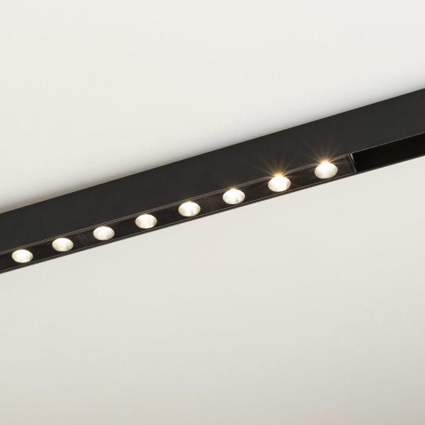 картинка Трековый светильник светодиодный MAG-DOTS-25-L600-18W Day4000 (BK, 30 deg, 24V) (Arlight, IP20 Металл, 3 года) 033236 от магазина BTSvet