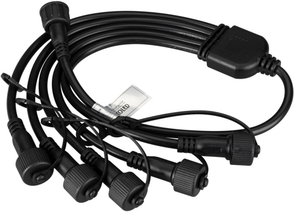 Коннектор питания ARD-CLASSIC-SYNC-RGB Black (230V, 5 ports) (Ardecoled, Закрытый) 031791