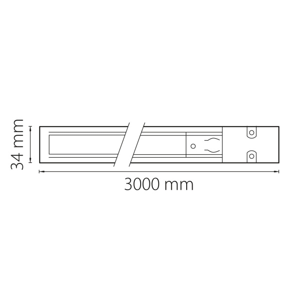картинка Шинопровод четырехконтактный трехфазный Barra 504039 от магазина BTSvet