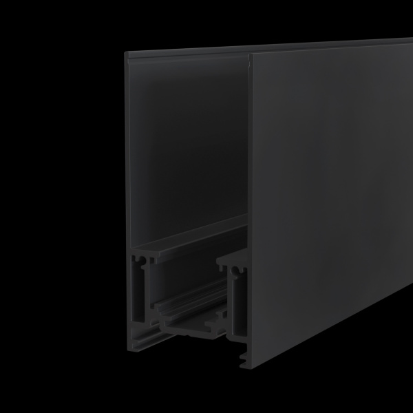 картинка Шинопровод 1м Gravity накладной/подвесной черный Busbar trunkings Gravity TRX010-411B от магазина BTSvet