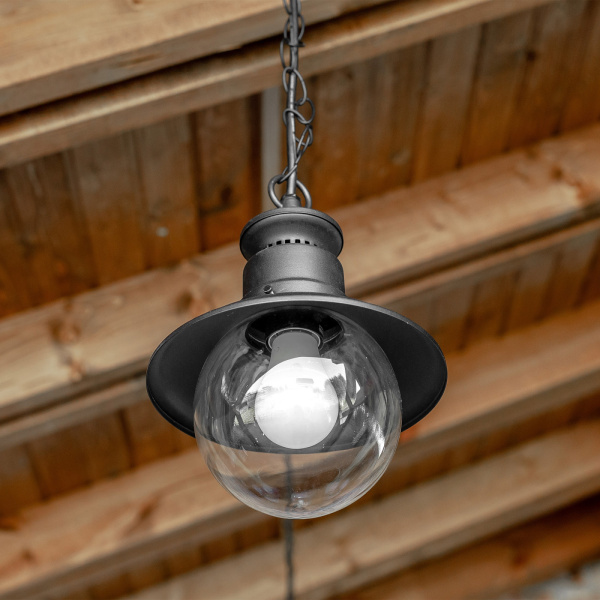 картинка Уличный подвесной светильник Talli H GL 3002H черный от магазина BTSvet