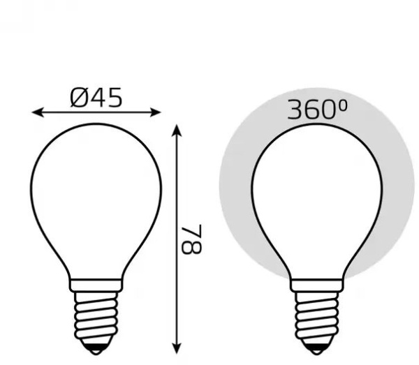 картинка Лампочка светодиодная филаментная 105201209 от магазина BTSvet