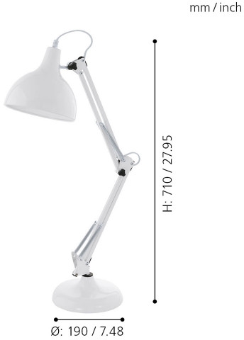 картинка Интерьерная настольная лампа Borgillio 94699 от магазина BTSvet
