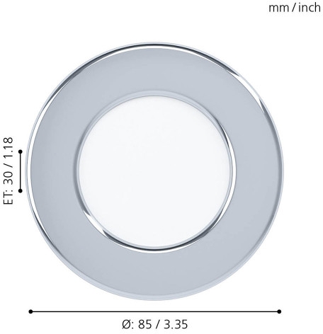 картинка Встраиваемый светильник светодиодный Fueva 5 99208 IP44 от магазина BTSvet