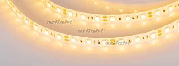 картинка Светодиодная лента RTW 2-5000SE 12V Yellow 2x (5060, 300 LED, LUX) (Arlight, 14.4 Вт/м, IP65) 015444 от магазина BTSvet