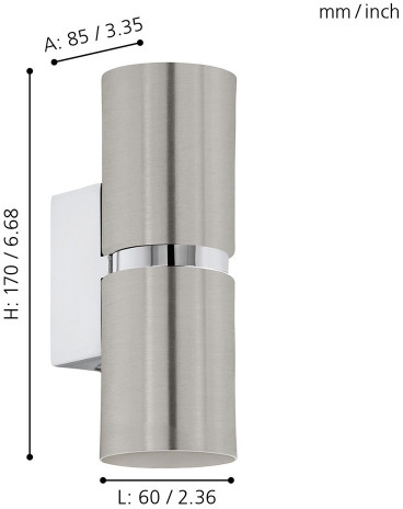 картинка Настенный светильник Passa 96261 от магазина BTSvet