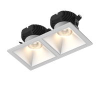 картинка Рамка для светильника двойная COMBO-3S2-WH от магазина BTSvet
