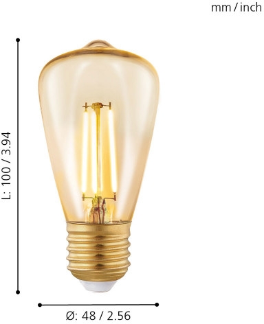 картинка Лампочка светодиодная филаментная Lm_led_e27 11553 от магазина BTSvet
