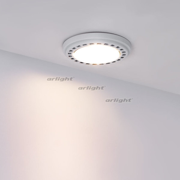картинка Лампа AR111-UNIT-GU10-15W-DIM Warm3000 (WH, 120 deg, 230V) (Arlight, Металл) 026890 от магазина BTSvet