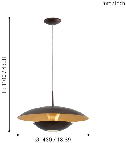 картинка Подвесной светильник Nuvano 95755 от магазина BTSvet