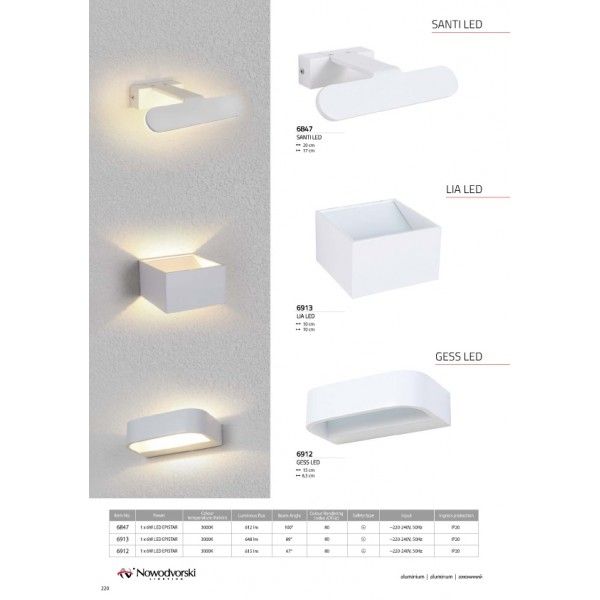 картинка Настенный светильник Lia Led 6913 от магазина BTSvet