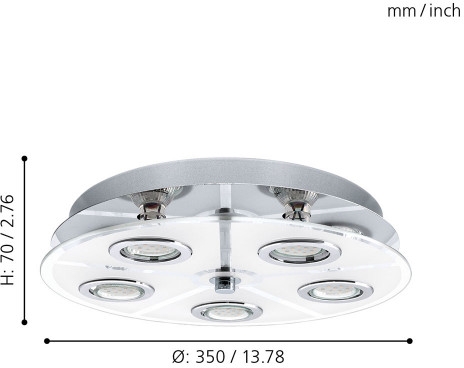 картинка Настенно-потолочный светильник Cabo 30933 от магазина BTSvet