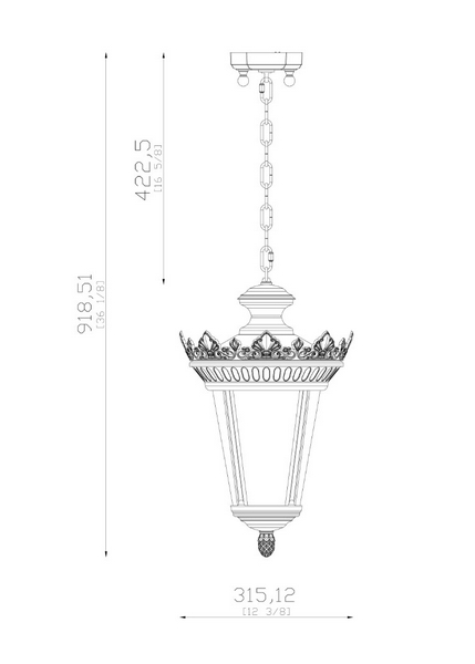 картинка Уличный подвесной светильник LD-FL001 от магазина BTSvet