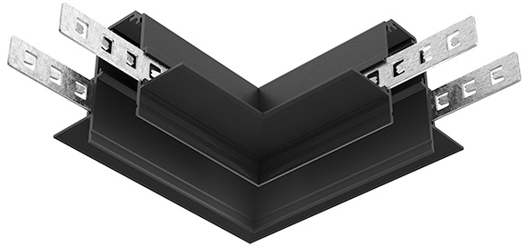 Соединитель угловой для встраиваемого магнитного шинопровода Accessories for Exility TRACL034-42B-R