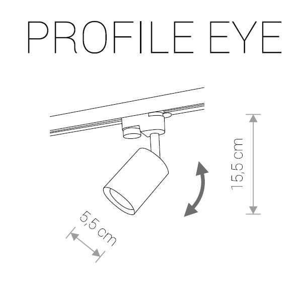 картинка Трековый светильник Profile Eye 9322 от магазина BTSvet