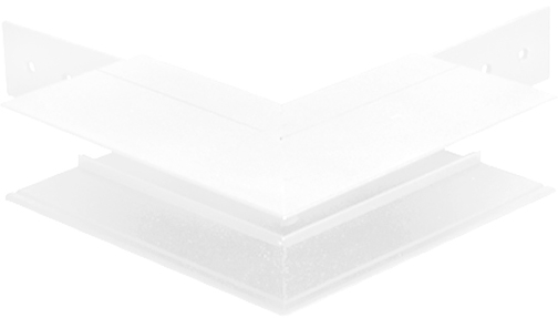 Соединитель угловой для накладного магнитного шинопровода Crystal Lux SPACE CLT 0.213 03 WH