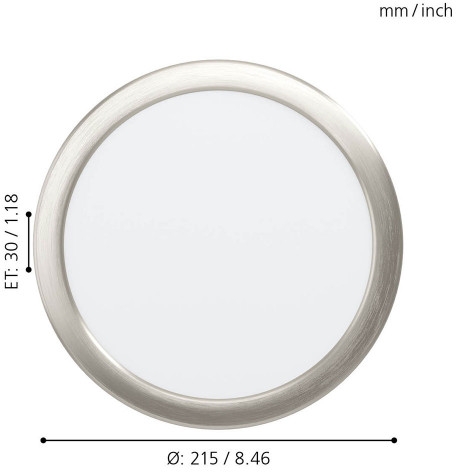 картинка Встраиваемый светильник светодиодный Fueva 5 99139 от магазина BTSvet