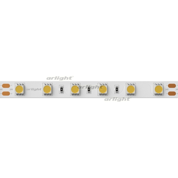 картинка Светодиодная лента RT 2-5000 24V Warm2400 2x (5060, 300 LED, LUX) (14.4 Вт/м, IP20) 018099(B) от магазина BTSvet