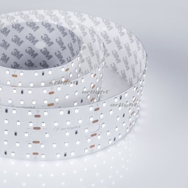картинка Светодиодная лента S2-2500 24V White 5500K 52mm (2835, 420 LED/m, LUX) (Arlight, 30 Вт/м, IP20) 021203 от магазина BTSvet