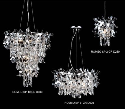 картинка Подвесная люстра ROMEO SP10 CHROME D600 от магазина BTSvet