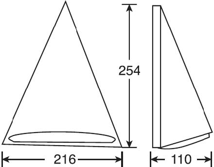 картинка Настенный светильник уличный SIDNEY 91430 Bl от магазина BTSvet