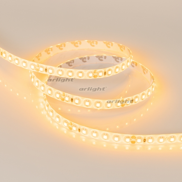 картинка Светодиодная лента RTW 2-5000SE 24V Yellow 2x (3528, 600 LED, LUX) (Arlight, 9.6 Вт/м, IP65) 015132 от магазина BTSvet