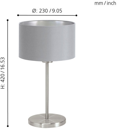 картинка Настольная лампа с выключателем Maserlo 31628 от магазина BTSvet