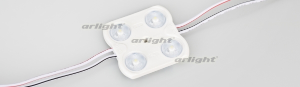 картинка Модуль герметичный CRAFT-2835-4-12V White 170deg (45x43mm, 1.6W, IP67) (Arlight, Закрытый) 024840 от магазина BTSvet