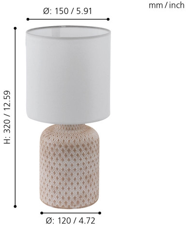 картинка Интерьерная настольная лампа Bellariva 97773 от магазина BTSvet