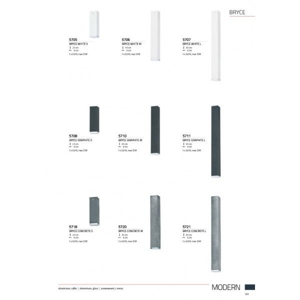 картинка Накладной светильник Bryce 5707 от магазина BTSvet