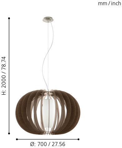 картинка Подвесной светильник Stellato 3 95593 от магазина BTSvet