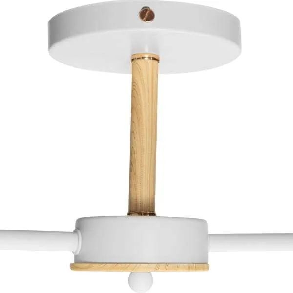 картинка Потолочная люстра на штанге Avignon 1130/4PL E27 60W White/Gold от магазина BTSvet